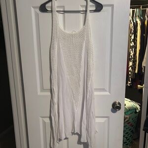 White Knit Swimsuit Cover